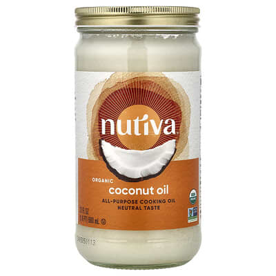 Органическое кокосовое масло, 23 fl oz (680 ml)
