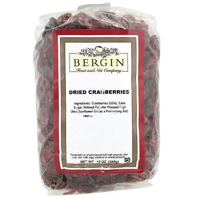 Сушеная клюква, 12 oz (340 g)