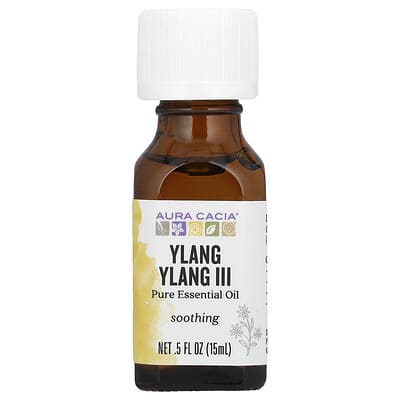 Чистое эфирное масло, Ylang Ylang III, 0.5 fl oz (15 ml)