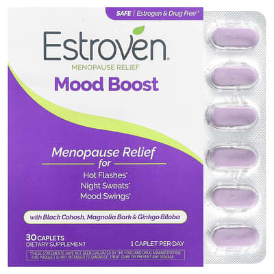 Menopause Relief, Mood Boost, 30 Caplets
