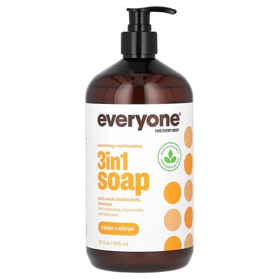 3 in 1 Soap, Cedar + Citrus, 32 fl oz (946 ml)