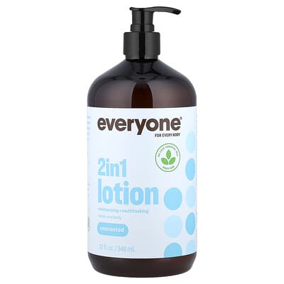 Лосьон 2 в 1, без запаха, 32 fl oz (946 ml)