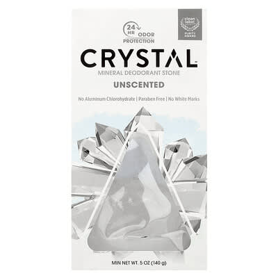 Mineral Deodorant Stone, Unscented, 5 oz (140 g)