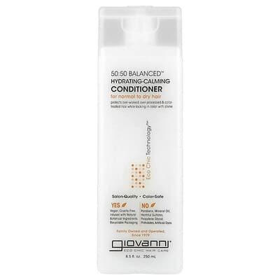 50:50 Balanced™, Hydrating-Calming Conditioner, For Normal to Dry Hair, 8.5 fl oz (250 ml)