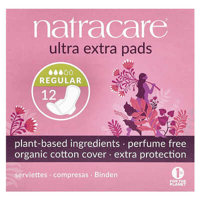 Прокладки Ultra Extra, Organic Cotton Cover, Regular, 12 шт