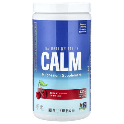 CALM®, Magnesium Supplement, Cherry, 16 oz (453 g)