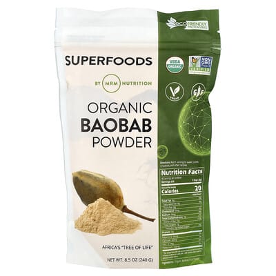 Organic Baobab Powder, 8.5 oz (240 g)