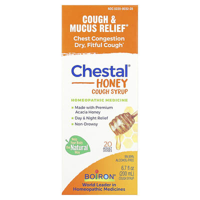Boiron сироп от кашля Chestal Honey, 6.7 fl oz (200 ml)