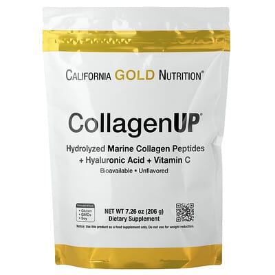 CollagenUP®, Hydrolyzed Marine Collagen Peptides with Hyaluronic Acid, Unflavored, 7.26 oz (206 g)