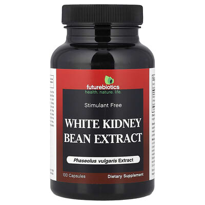 White Kidney Bean Extract, 100 Capsules (125 mg per Capsule)