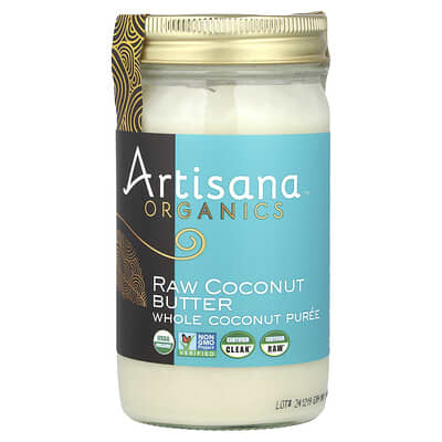 Organics, Raw Coconut Butter, 14 oz (397 g)