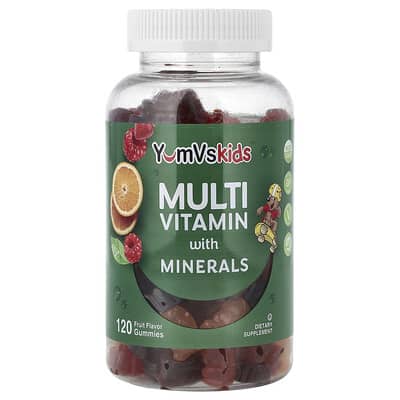 Multi Vitamin with Minerals Gummies, Fruit, 120 Gummies