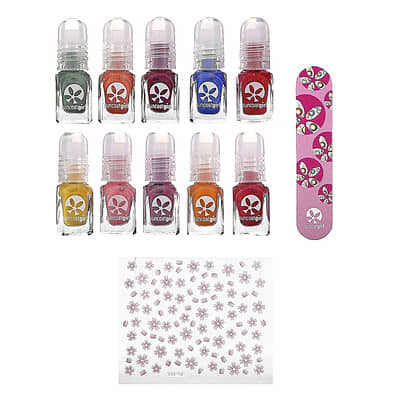 Water-Based Nail Polish Kit, Party Palette, 12 Piece Kit