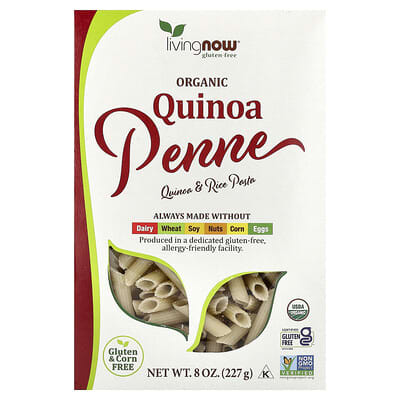 Living Now®, Organic Quinoa Penne, 8 oz (227 g)