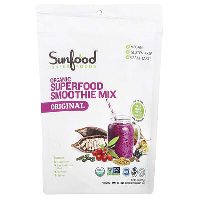 Organic Superfood Smoothie Mix, Original , 8 oz (227 g)