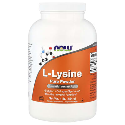 L-Lysine Pure Powder, 1 lb (454 g)