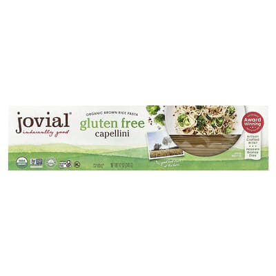 Organic Brown Rice Pasta, Capellini, 12 oz (340 g)
