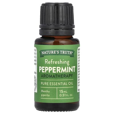Pure Essential Oil, Refreshing Peppermint, 0.51 fl oz (15 ml)