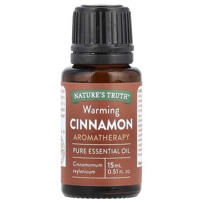 Pure Essential Oil, Warming Cinnamon, 0.51 fl oz (15 ml)