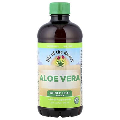 Aloe Vera Juice, Whole Leaf, Filtered, 32 fl oz (946 ml)
