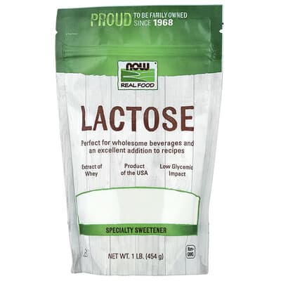 Real Food, Lactose Specialty Sweetener, 1 lb (454 g)