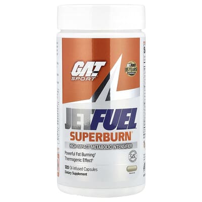 JetFuel®, Superburn, 120 капсул с маслом