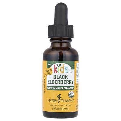 Kids Black Elderberry, Alcohol Free, 1 fl oz (30 ml)