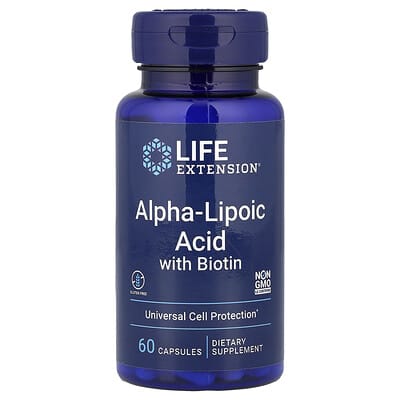 Alpha-Lipoic Acid with Biotin, 60 Capsules