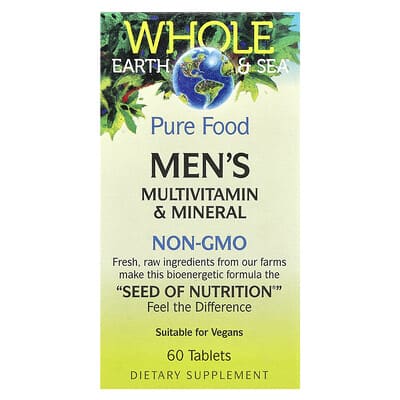 Whole Earth & Sea®, Men's Multivitamin & Mineral, 60 Tablets