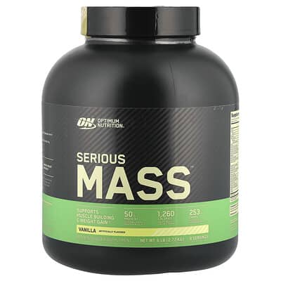 Serious Mass®, Vanilla, 6 lb (2.72 kg)