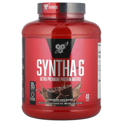 Syntha-6®, Ultra Premium Protein Matrix, Chocolate Cake Batter, 5 lb (2.27 kg)