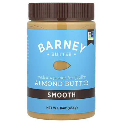 Almond Butter, Smooth, 16 oz (454 g)