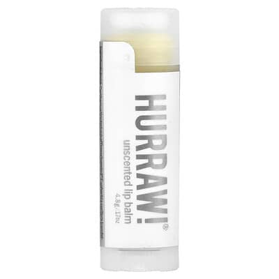 Бальзам для губ Hurraw! Balm, без запаха, 0.17 oz (4.8 g)