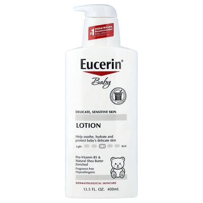 Baby, Gentle Lotion, Delicate, Sensitive Skin, Fragrance Free, 13.5 fl oz (400 ml)