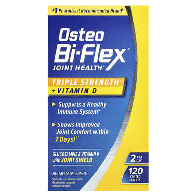 Joint Health + Vitamin D, Triple Strength, 120 Coated Tablets