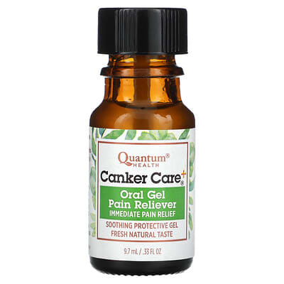 Canker Care+®, Oral Gel Pain Reliever, Fresh, 0.33 fl oz (9.7 ml)