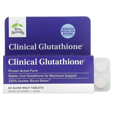 Clinical Glutathione™, 60 Slow Melt Tablets (150 mg per Tablet)