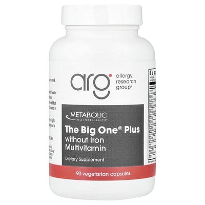 Мультивитамины The Big One® Plus Without Iron, 90 капсул