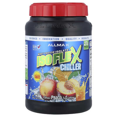 ISOFLEX® Chiller, Whey Protein Isolate, Citrus Peach Sensation, 2 lbs (907 g)