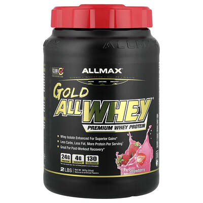 Gold AllWhey®, Premium Whey Protein, Strawberry, 2 lbs (907 g)