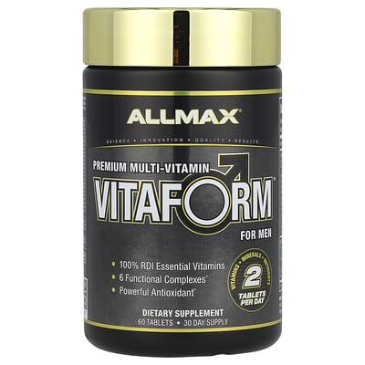 VITAFORM™, Premium Multi-Vitamin For Men, 60 Tablets