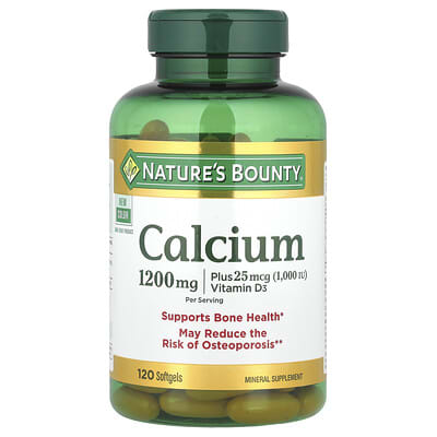 Calcium Plus Vitamin D3, 120 Softgels