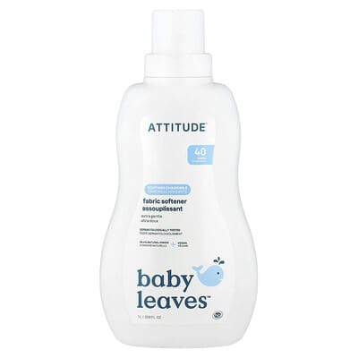 Baby Leaves™, Fabric Softener, Soothing Chamomile, 40 Loads, 33.8 fl oz (1 L)