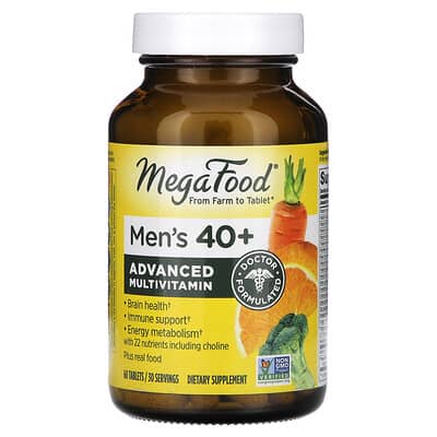 Мужские мультивитамины 40+, Advanced, 60 таблеток
