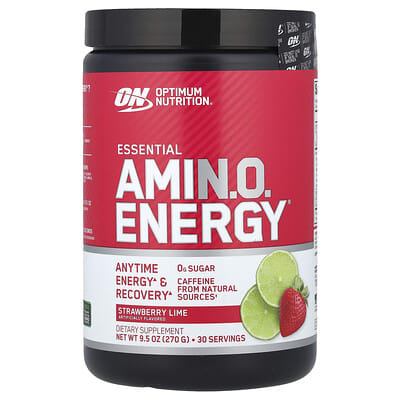 Essential Amin.O. Energy®, Strawberry Lime, 9.5 oz (270 g)