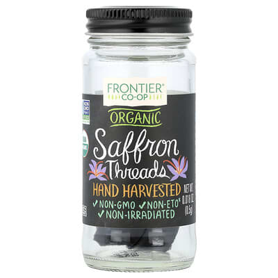 Organic Saffron Threads, 0.018 oz (0.5 g)