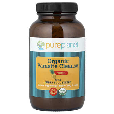 Organic Parasite Cleanse, Pineapple, 6.14 oz (174 g)