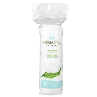 Organic Cotton Rounds, 70 Pieces