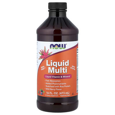 Liquid Multi, Wild Berry, 16 fl oz (473 ml)