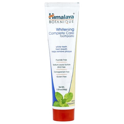 Зубная паста Botanique Whitening Complete Care, мятная, 5.29 oz (150 g)
